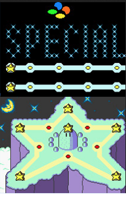 Just when you thought you were done, the Star Road and Special Worlds open up providing the ultimate challenge.