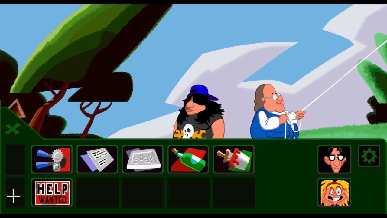 Hoagie tries to figure out which item will fix Ben Franklin.