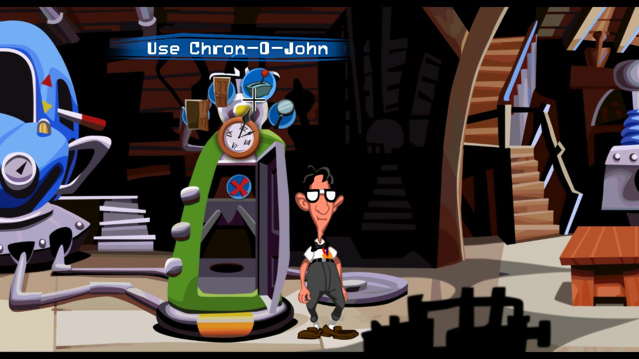 The Chron-O-John is the most luxurious method of time travel.
