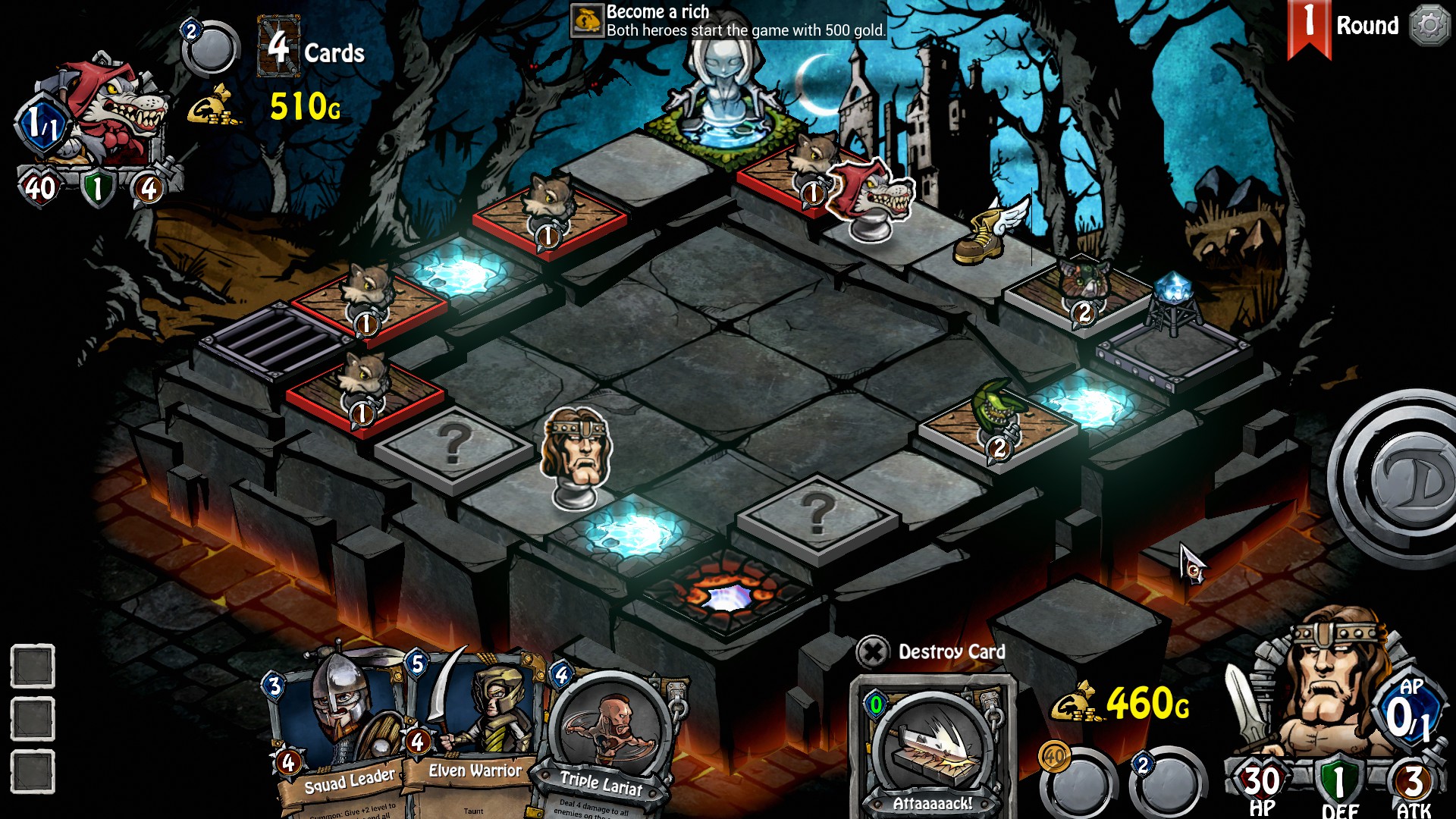 My favorite level. Fighting the Big Bad Wolf.