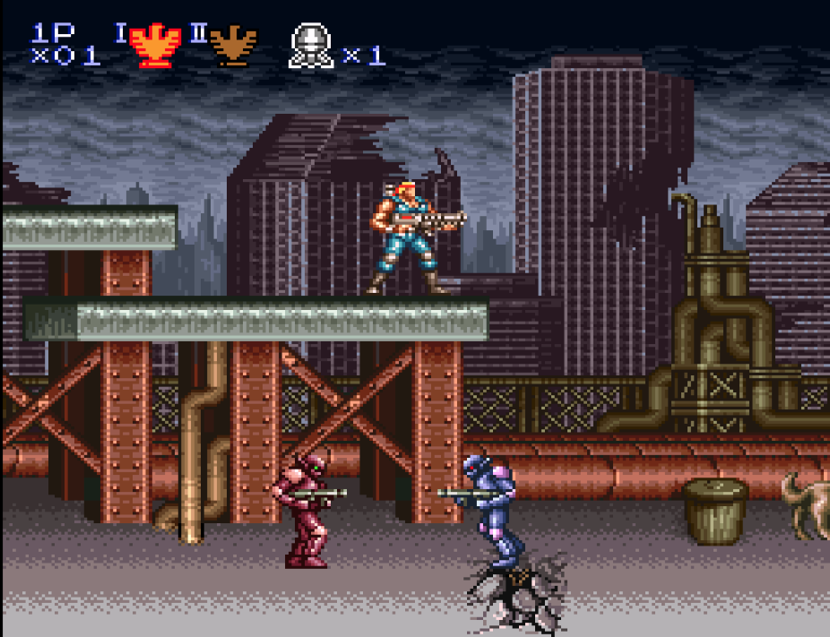 Super Nintendo brought the Contra series into another world filled with detail.