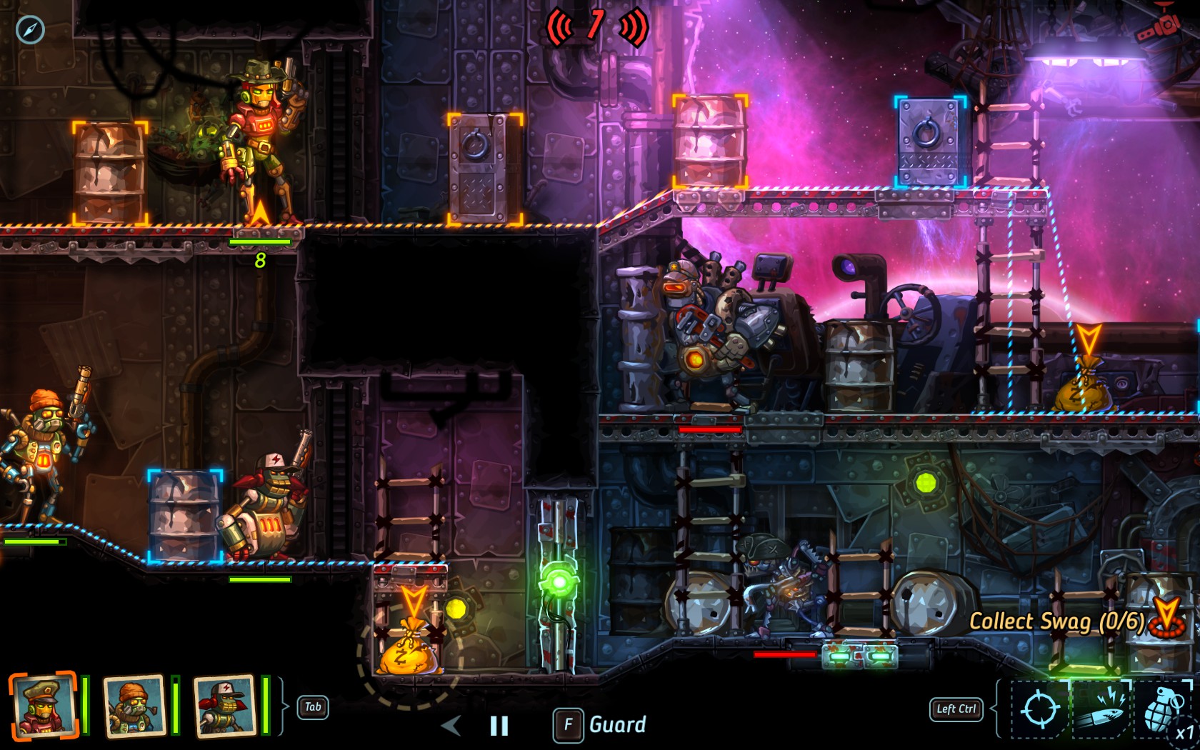 Collecting Swag is a main objective of this game, just like in real life.