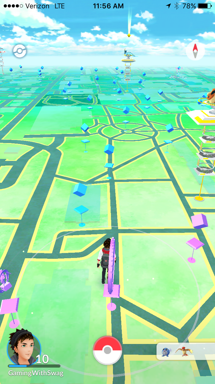 So many Poke Stops, so little time.