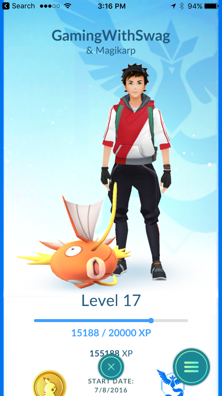 Me and my buddy Magikarp