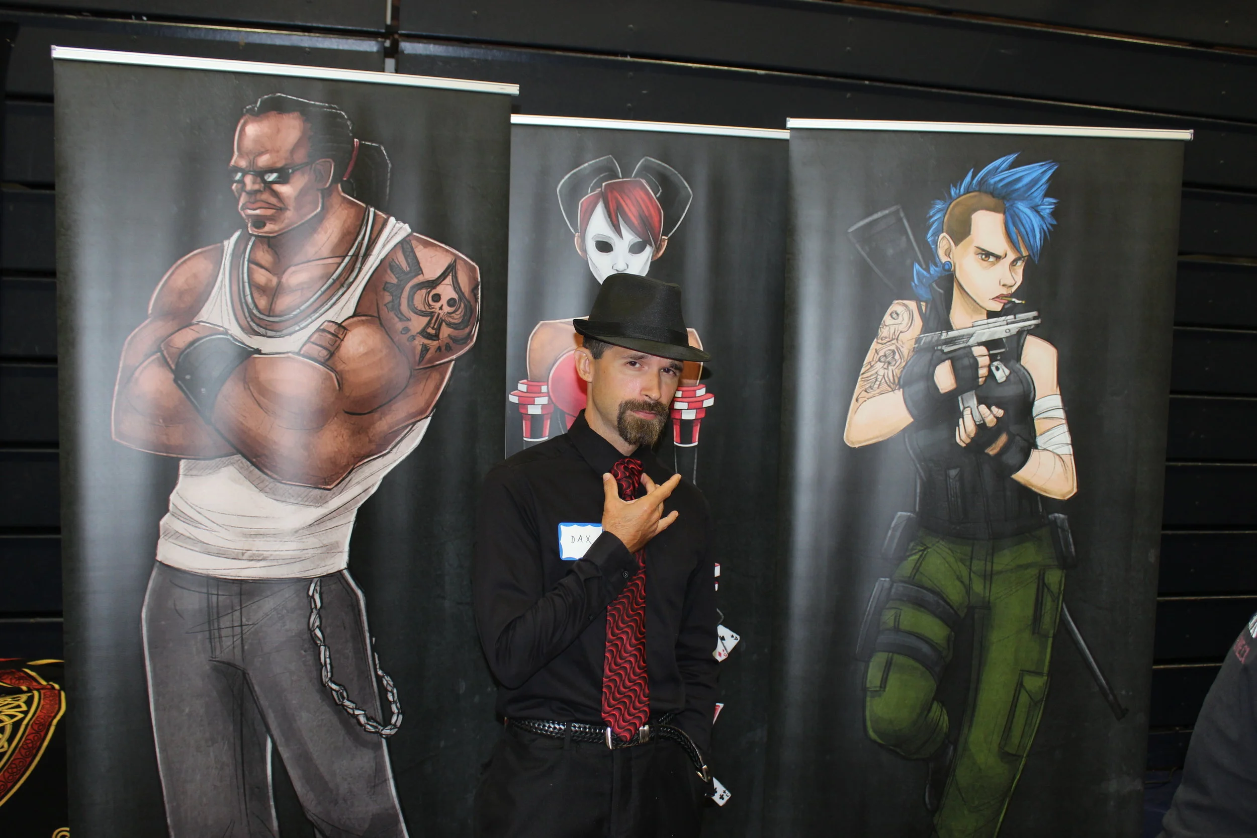 Dax the creator of the board game Devil's Playground.