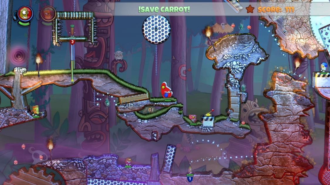 Beautifully detailed environments come to life in Organic Panic.
