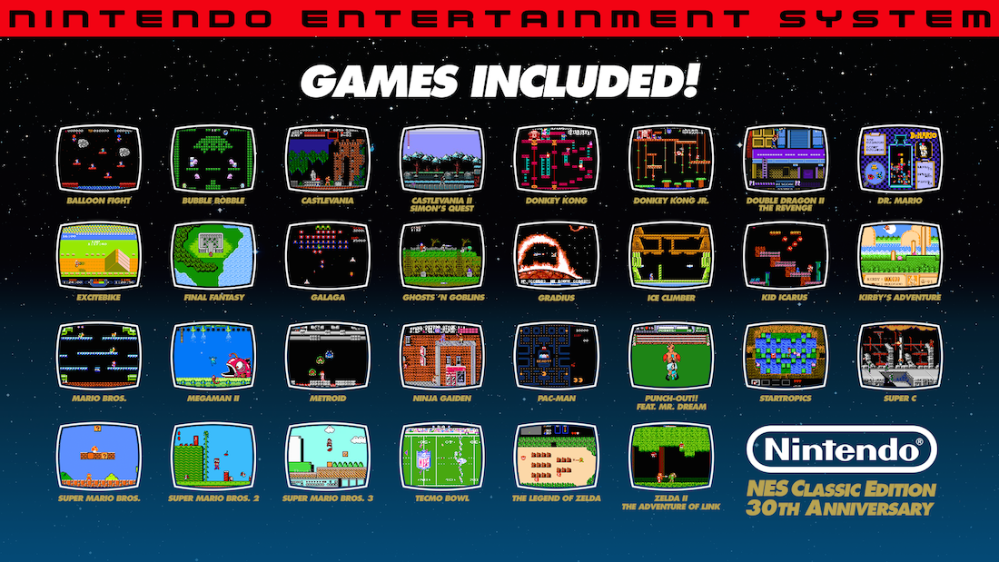30 of the best games included on the system