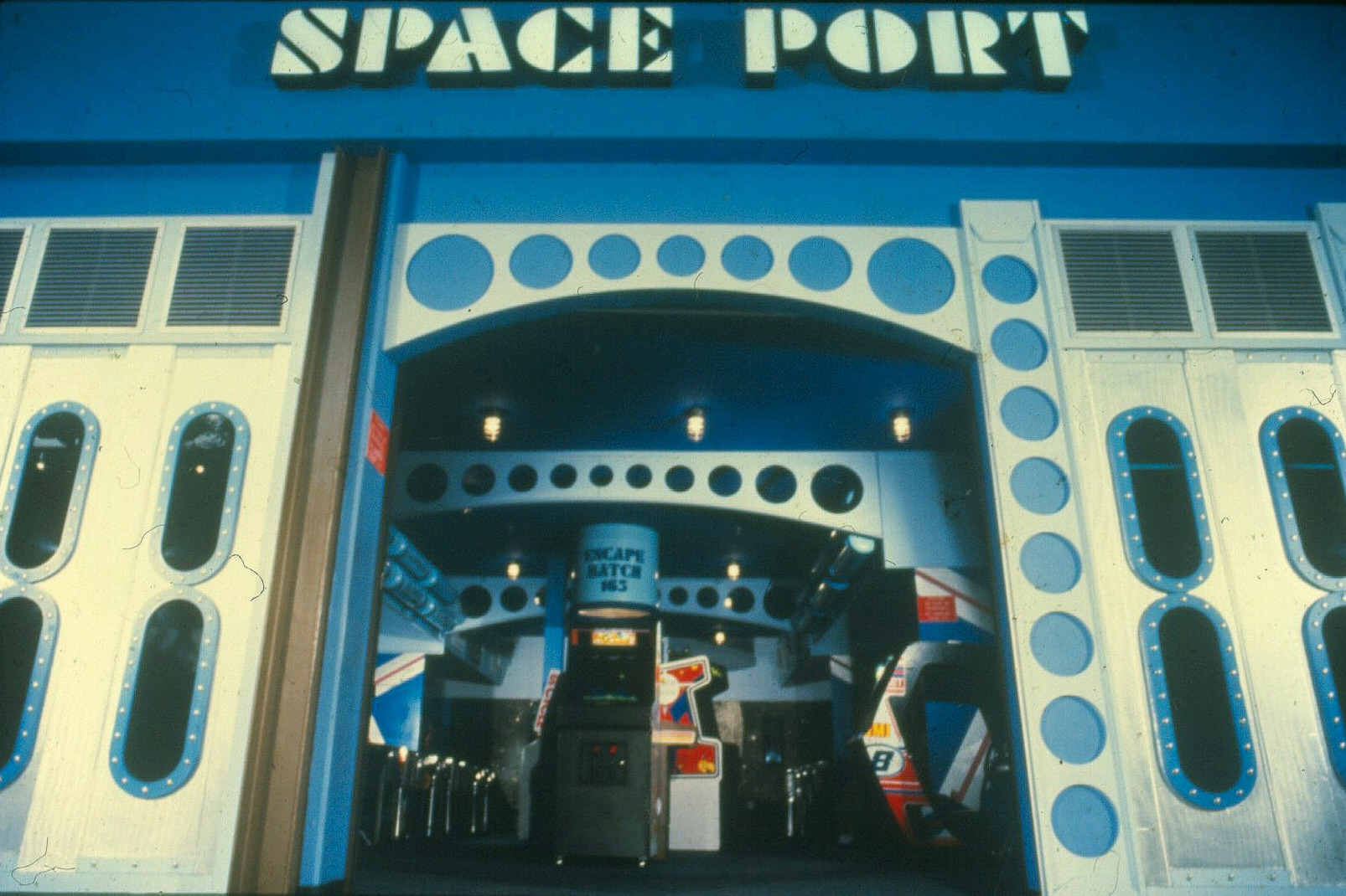 A Space Port arcade, similar to the one C.J. and Chris visited as kids in the 80s and 90's