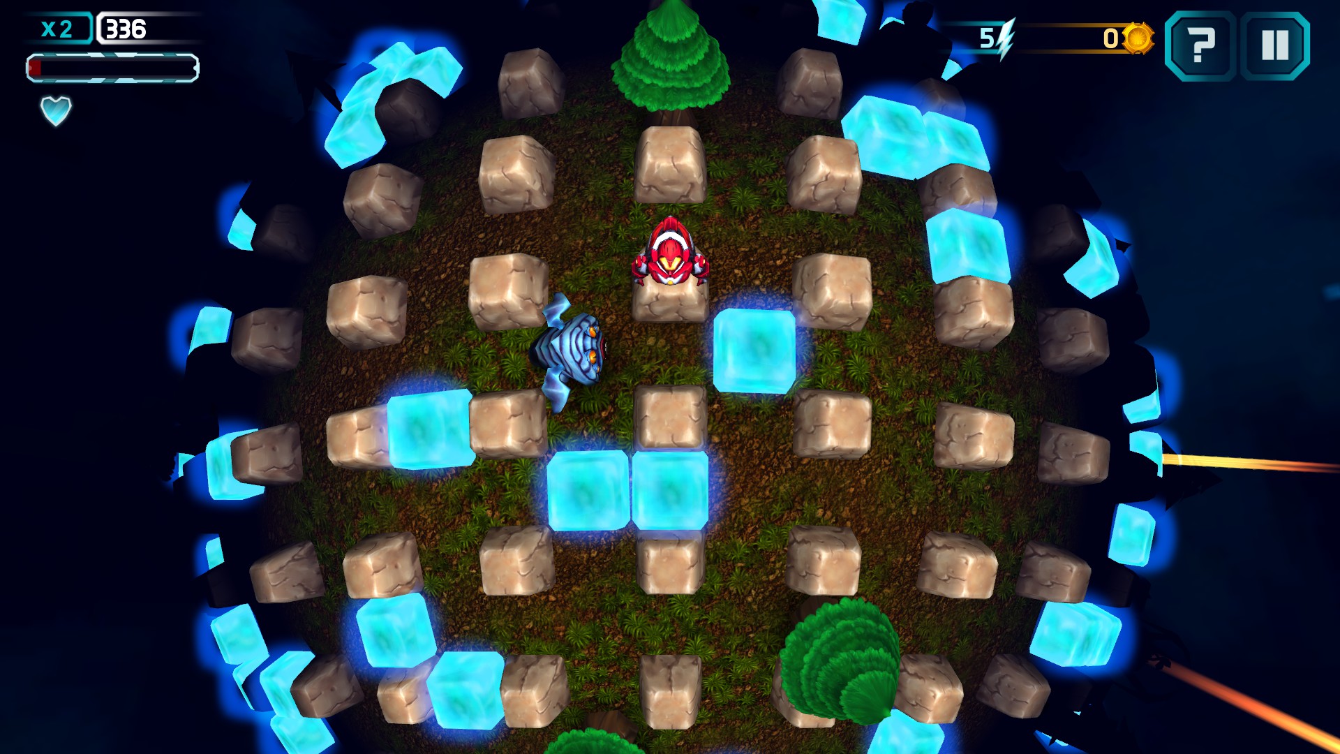 I should not be able to stand there! (Got stuck in a rock)