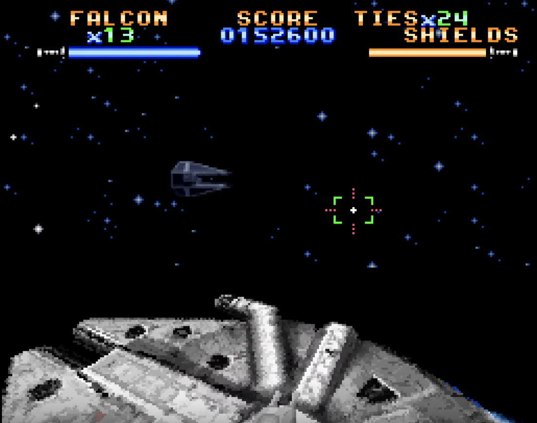 The space battles were some of the finest around at the time.