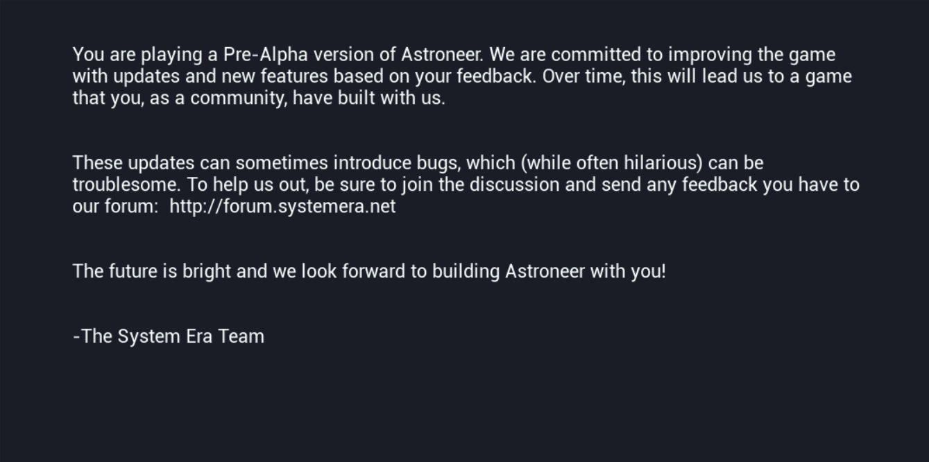 Pre-Alpha warning.