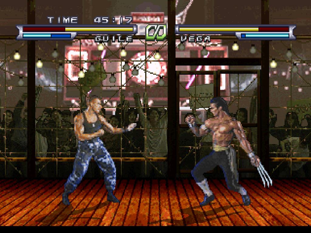 The Street Fighter Movie video game released on Sega Saturn and Sony PlayStation.