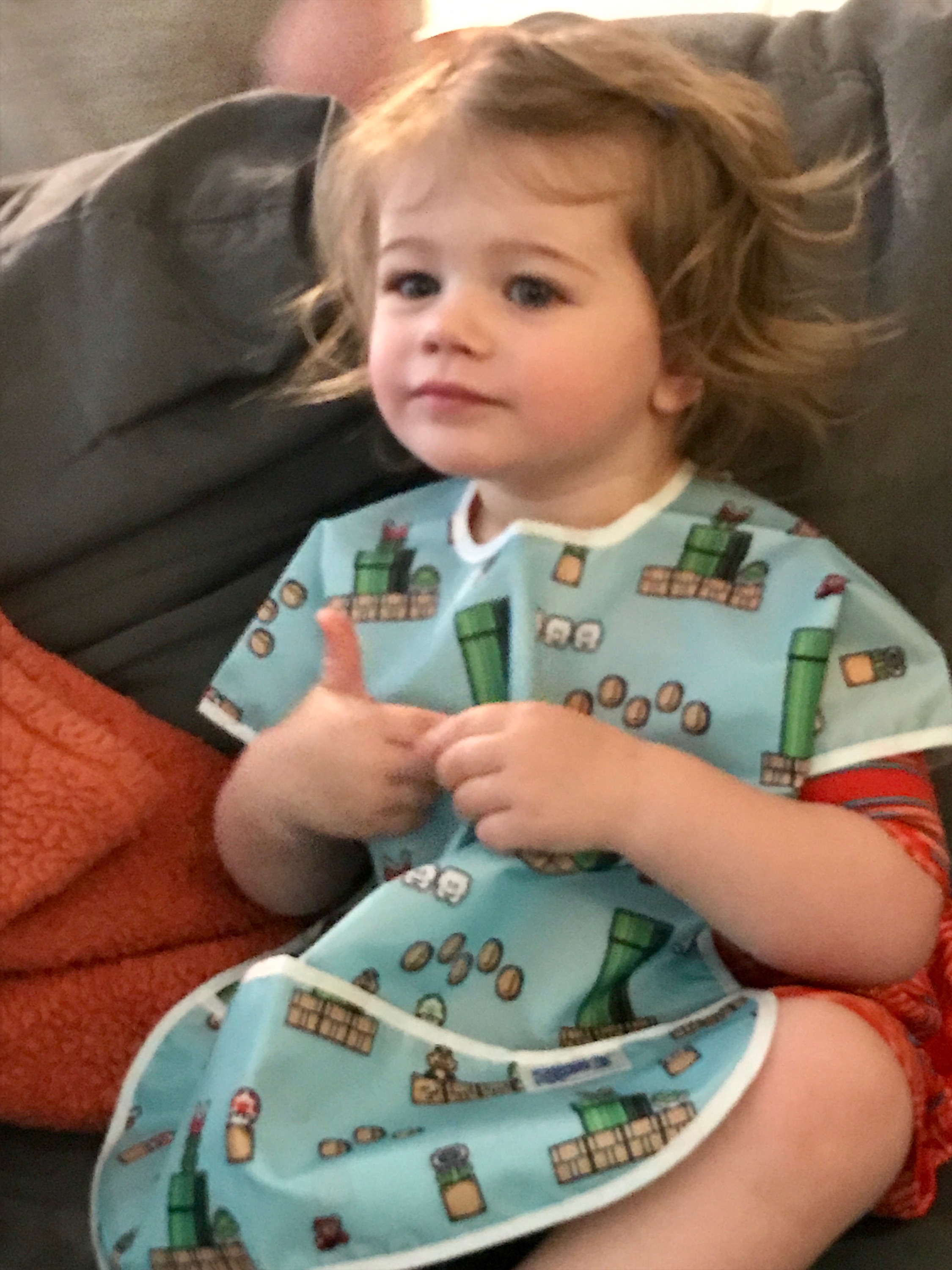 Our kids love wearing their Bumkins Bibs!