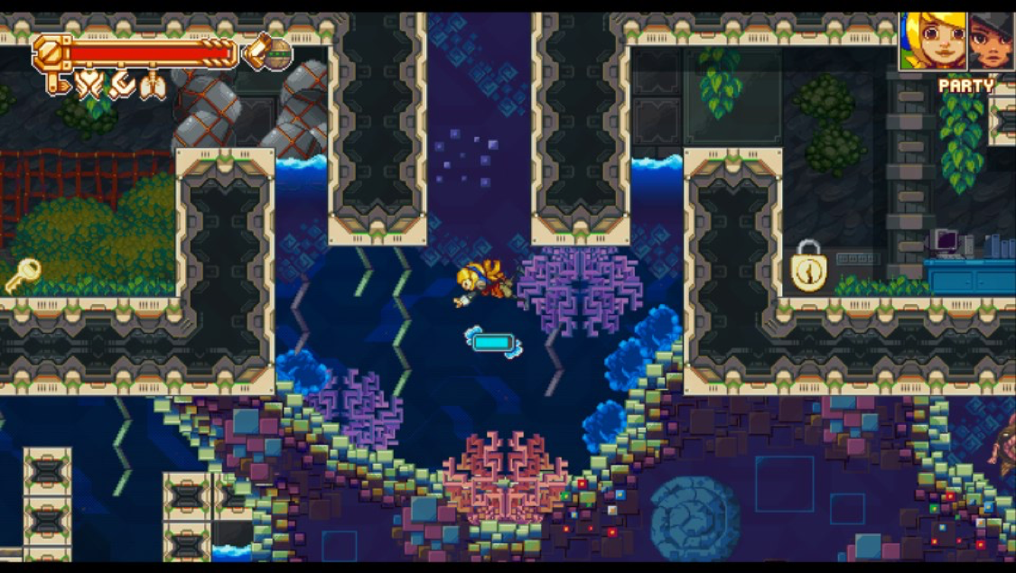 The wide variety of gameplay mechanics is one of Iconoclasts greatest strengths