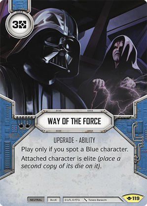 Star Wars Destiny Way of the Force Legendary Card & Dice Selection 