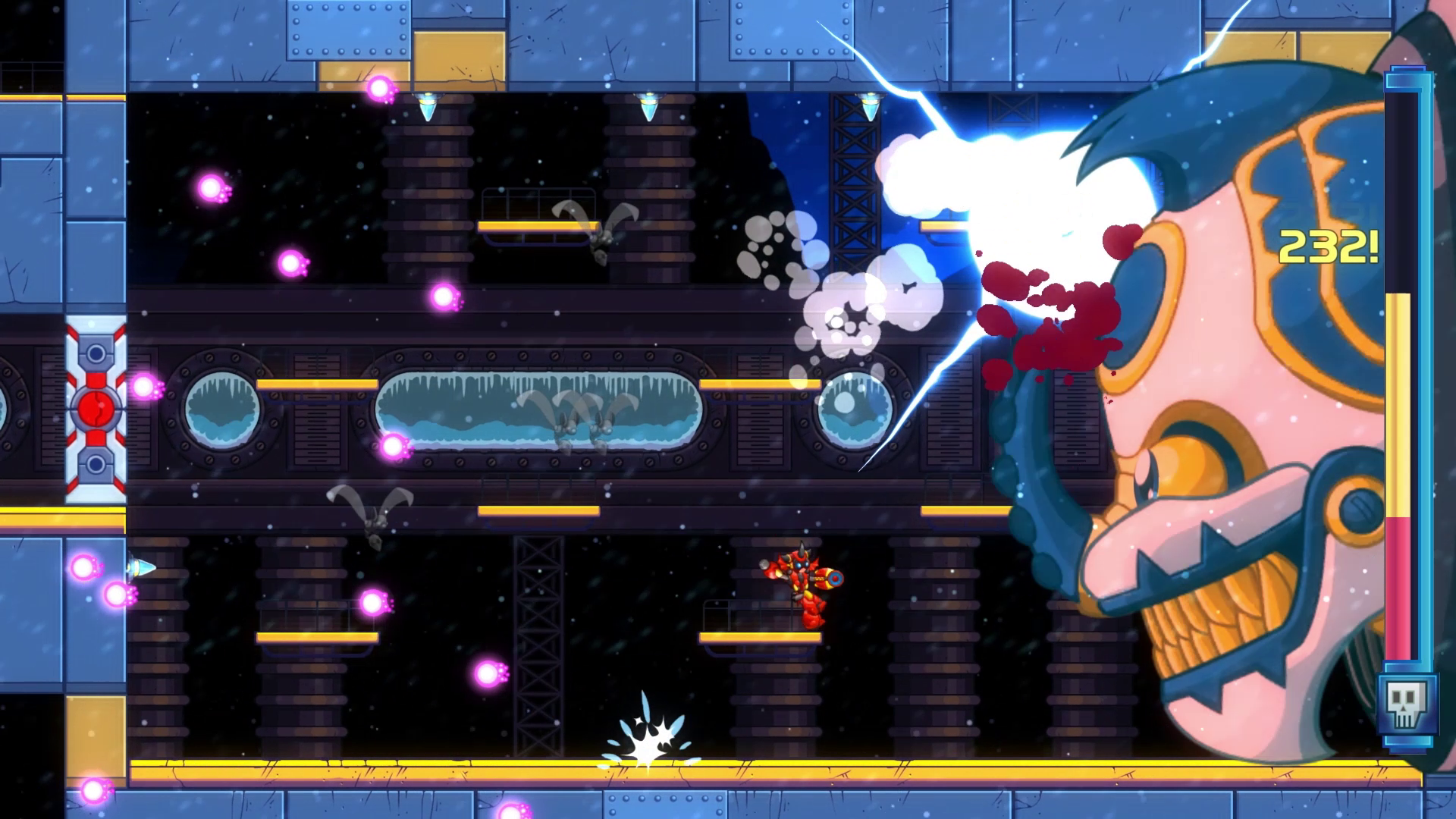 Some of the bosses in 20XX don't look or act like your typical Mega Man robot masters.