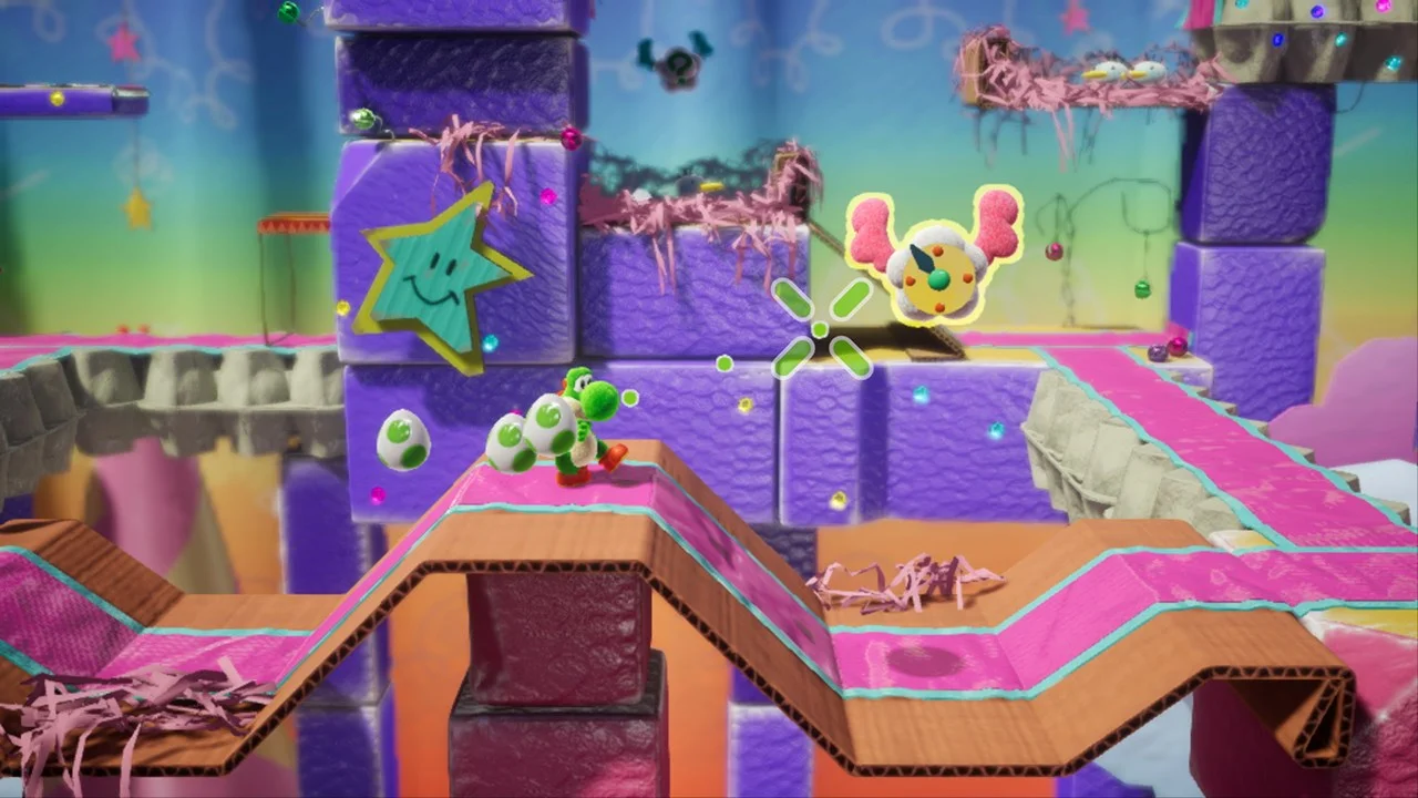 The colorful levels really make this game stand out from other platforming titles.