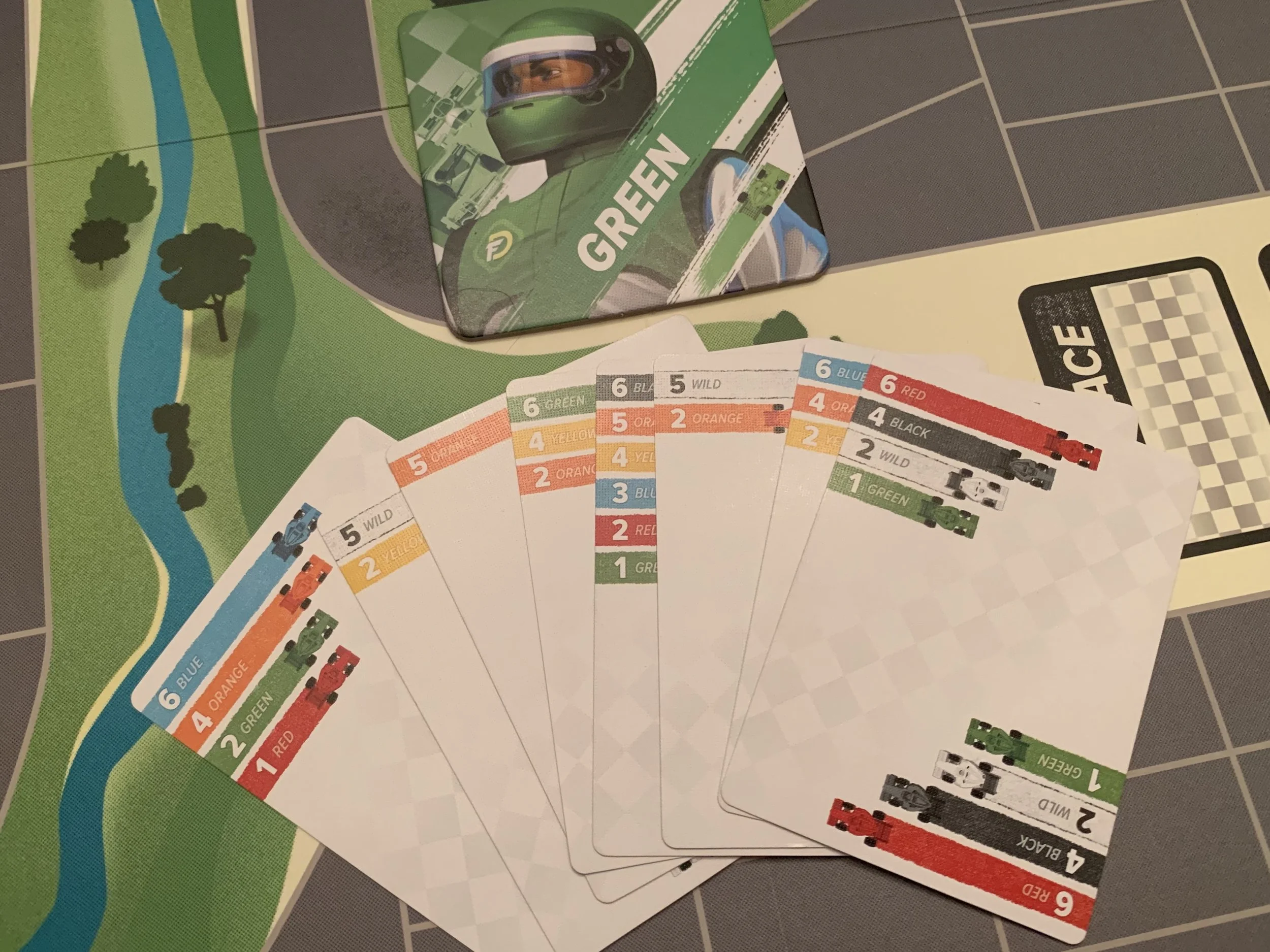 Green does not have a very good hand!