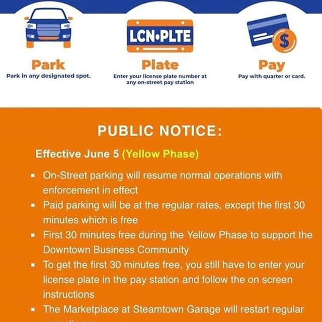 Parking changes for Downtown Scranton tomorrow!!