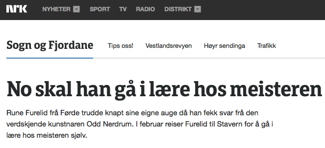 NRK saka kan du lese ved å kopiere denne lenka inn i nettlesaren din: http://www.nrk.no/sognogfjordane/no-skal-han-ga-i-laere-hos-meisteren-1.12121314