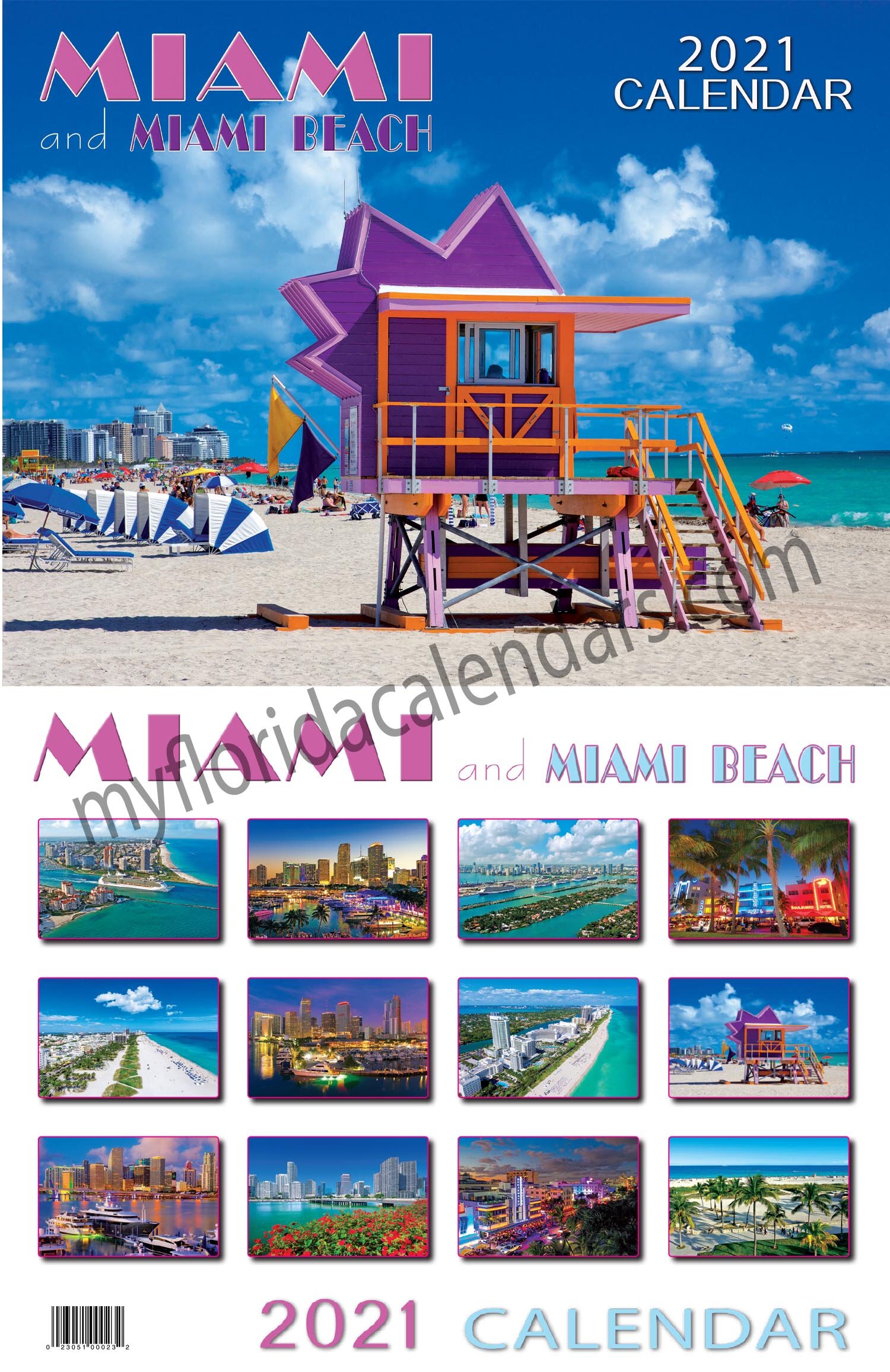Miami & Miami Beach WALL Deluxe —