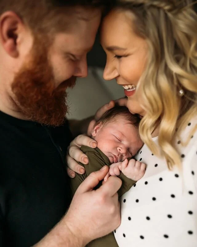 I love photographing parents and having them tell me all about how they first met.  I also have them tell me what they love about each other while I make them get super close and snap the sweetest shots of the two looking and giggling. It&rsquo;s jus
