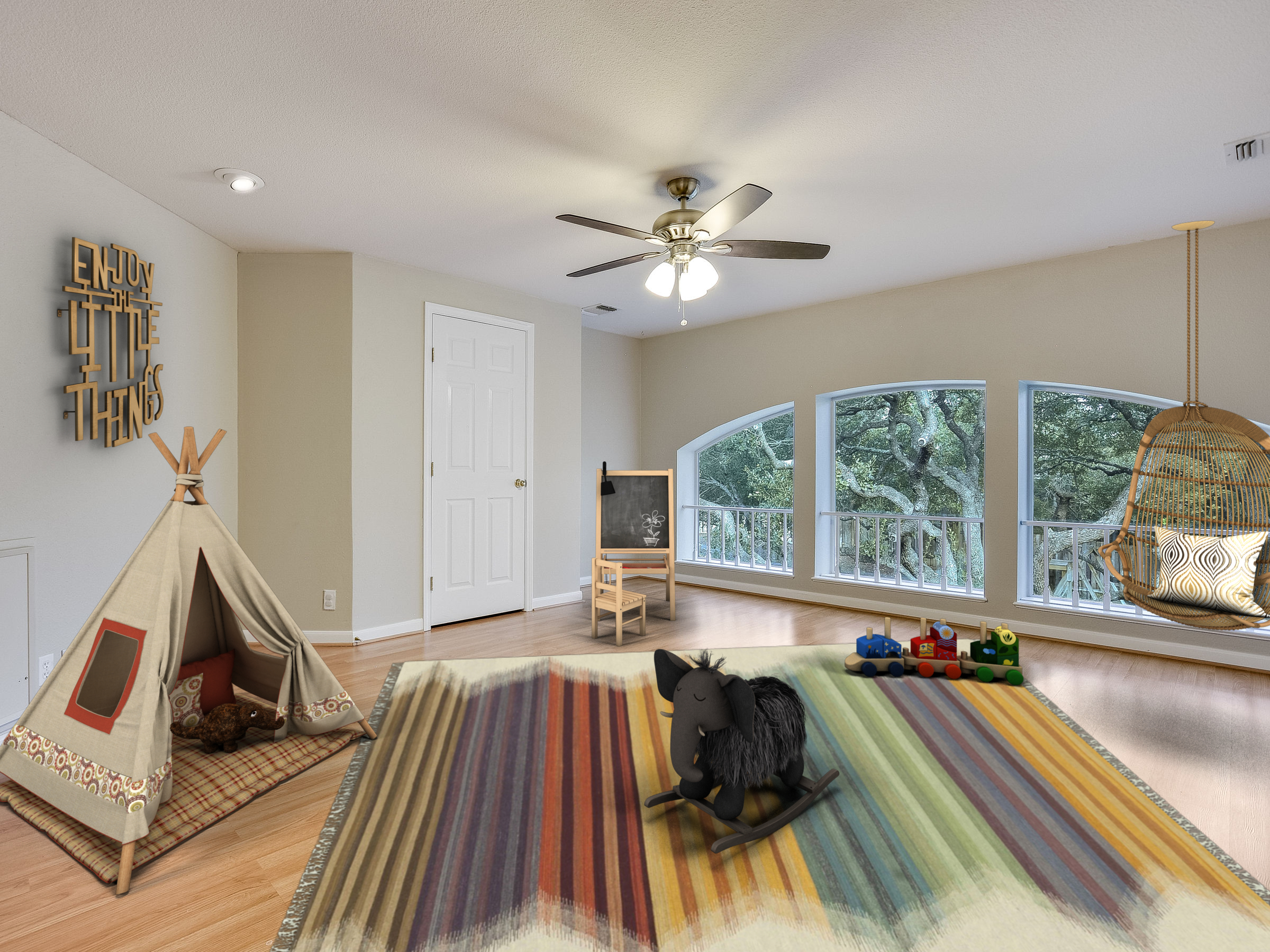 Staged Gameroom