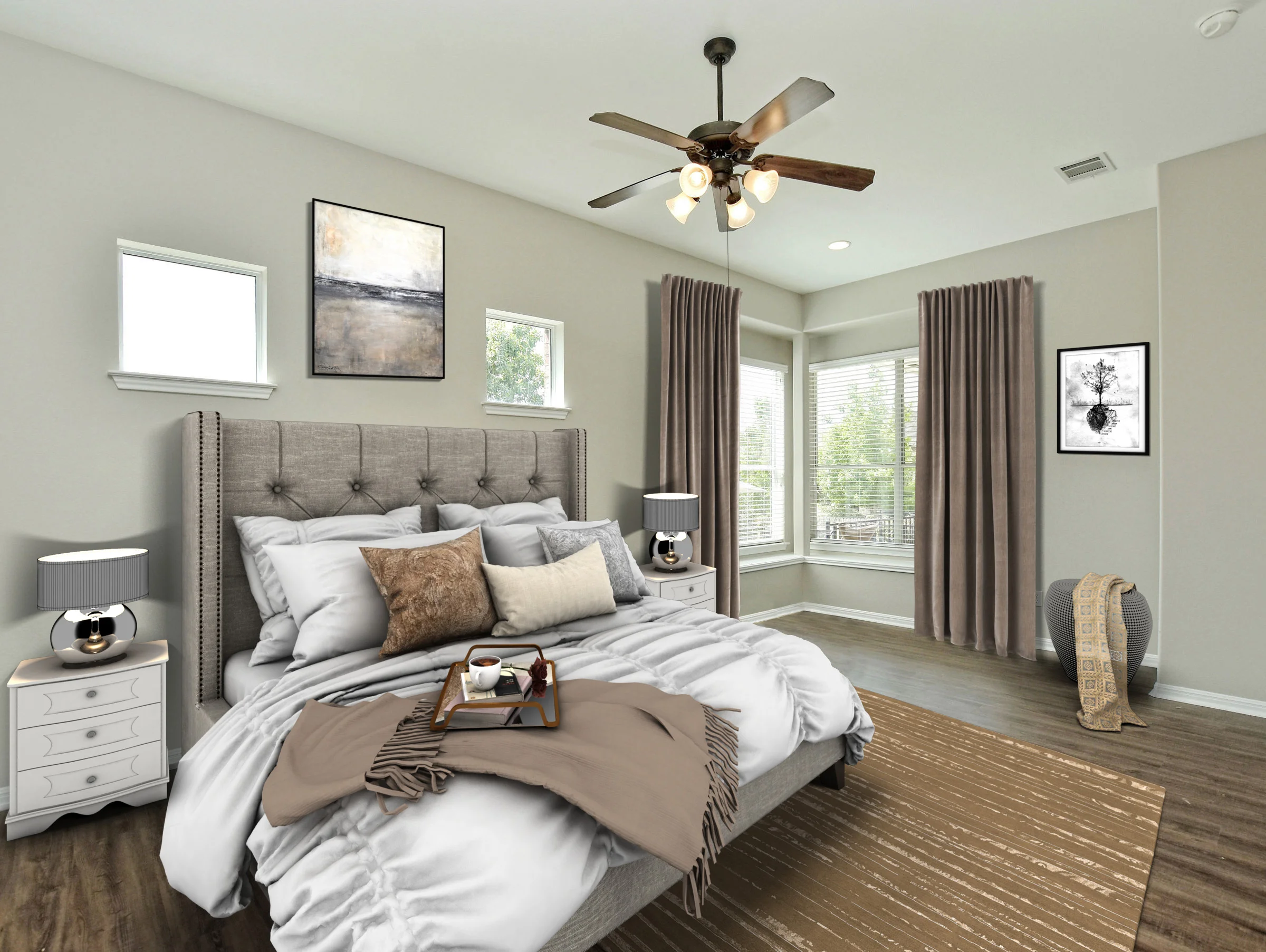 Bedroom Staged