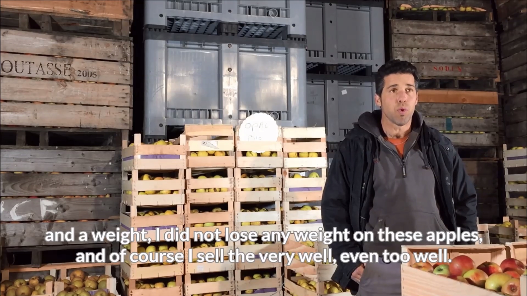 Apples quality and flexible destocking: a new grower testimony