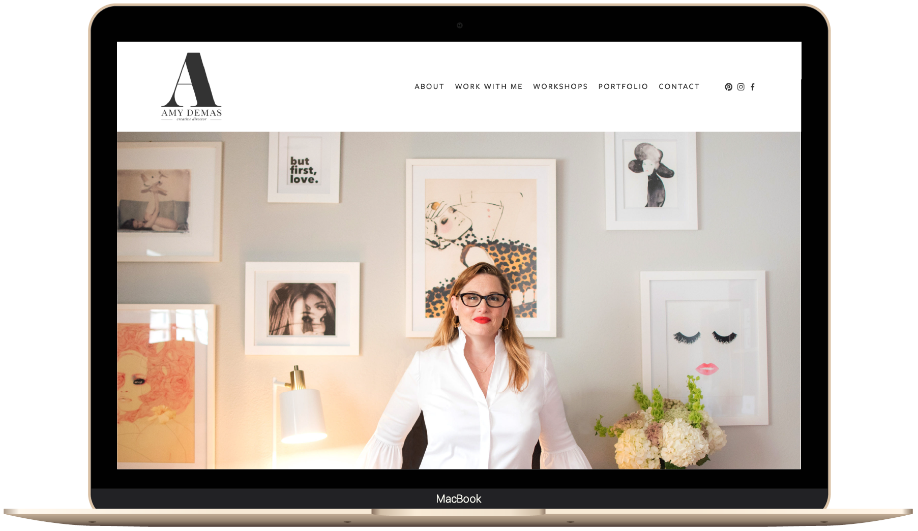 Feminine and elegant Squarespace website design example.png