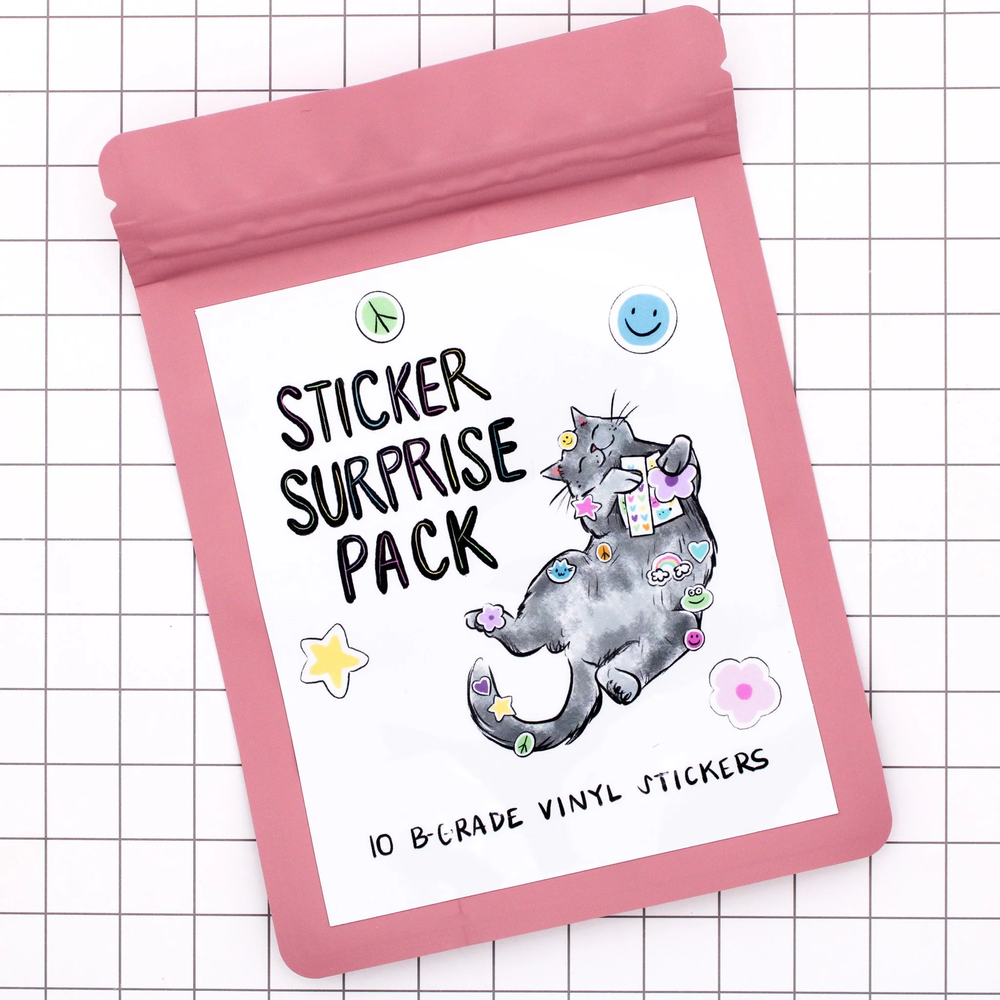 10 B Grade Sticker Surprise Pack