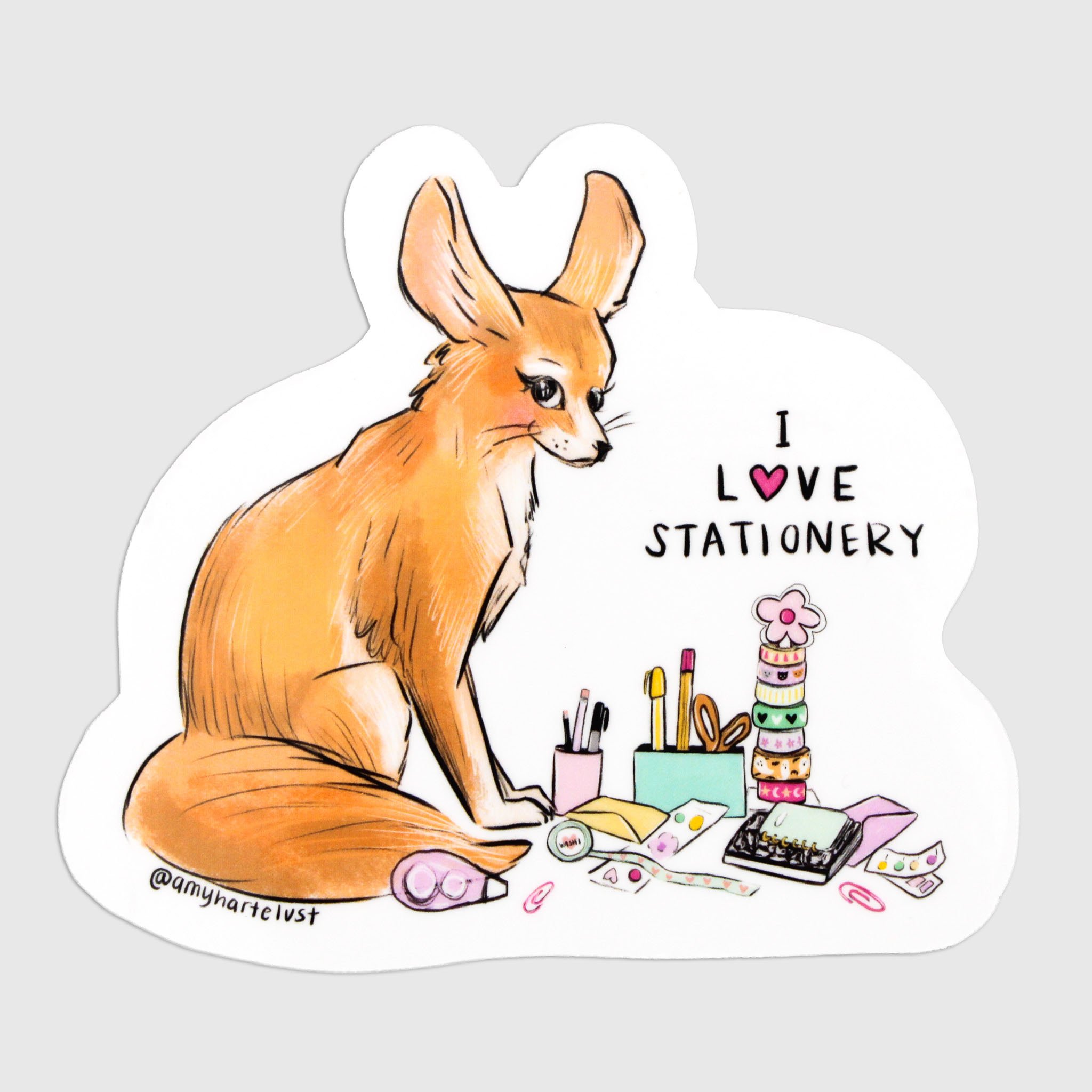 Stationery Love Vinyl Sticker
