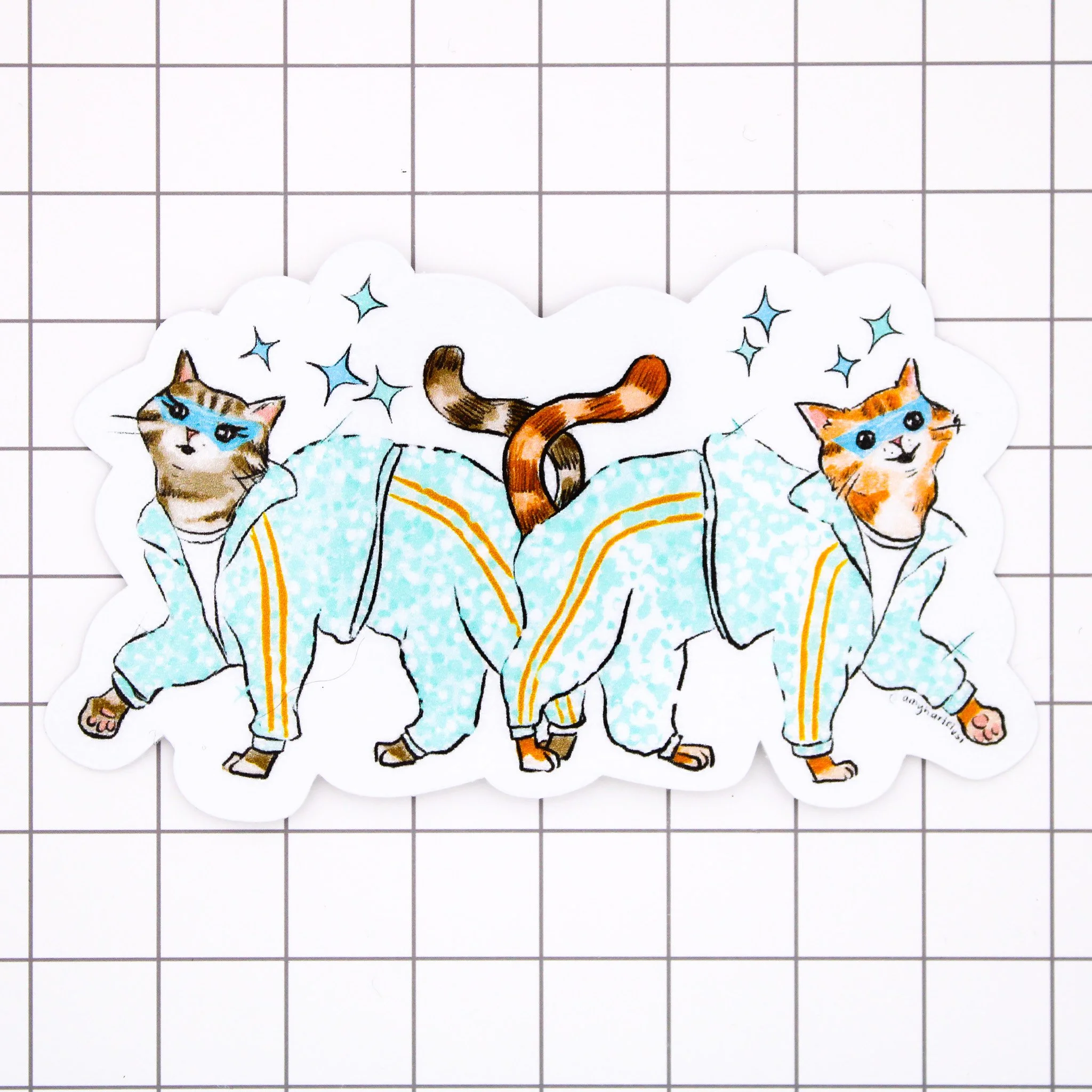 Opalite Cats Vinyl Sticker