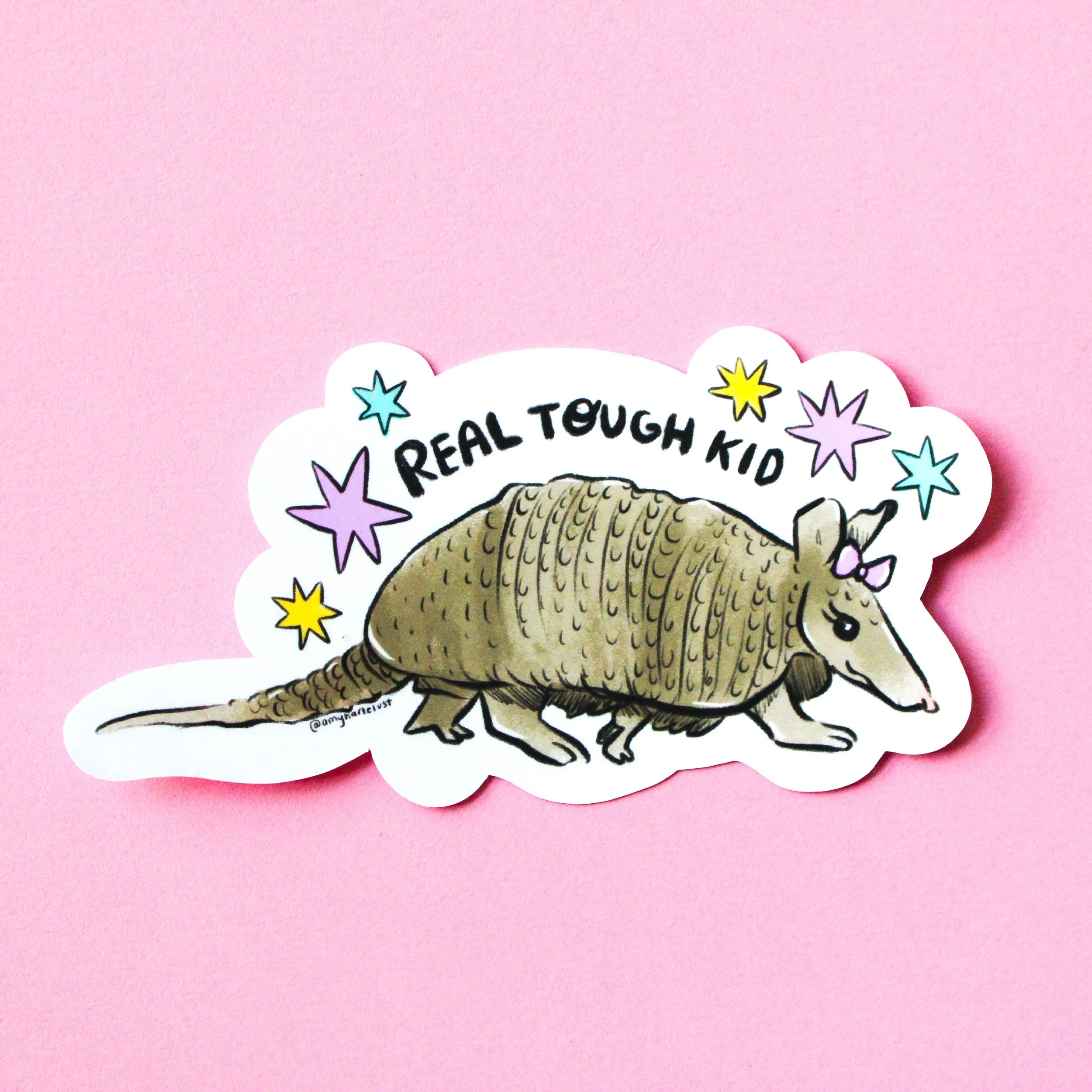 Real Tough Kid Vinyl Sticker