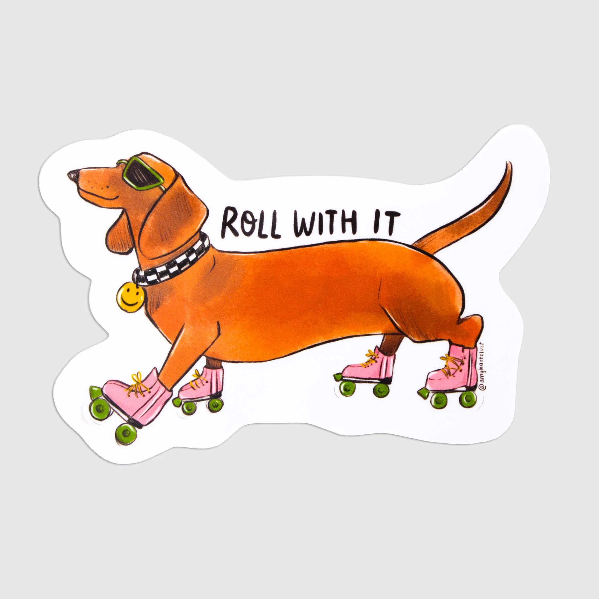 Roll With It Vinyl Sticker