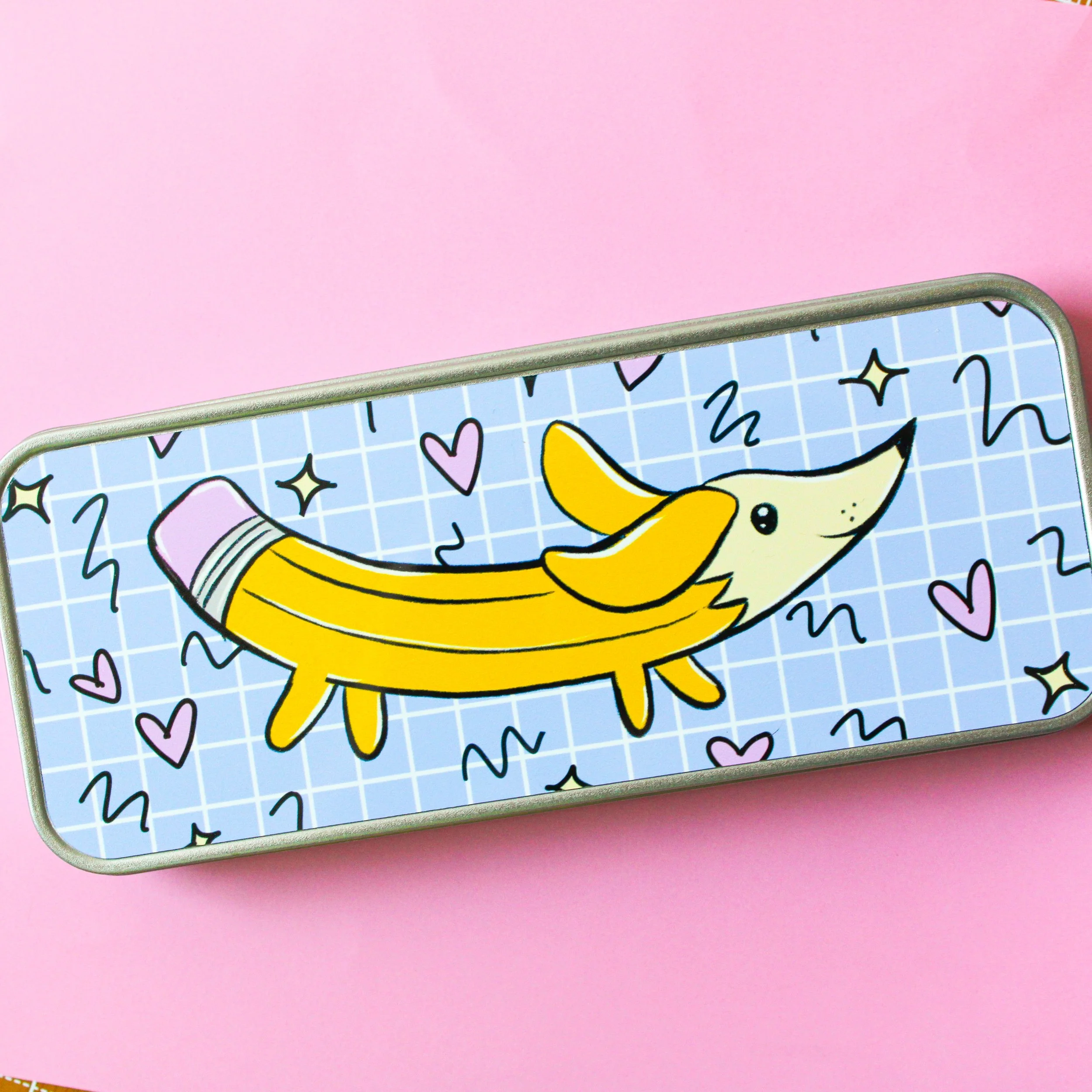 Puppy Pencil Tin
