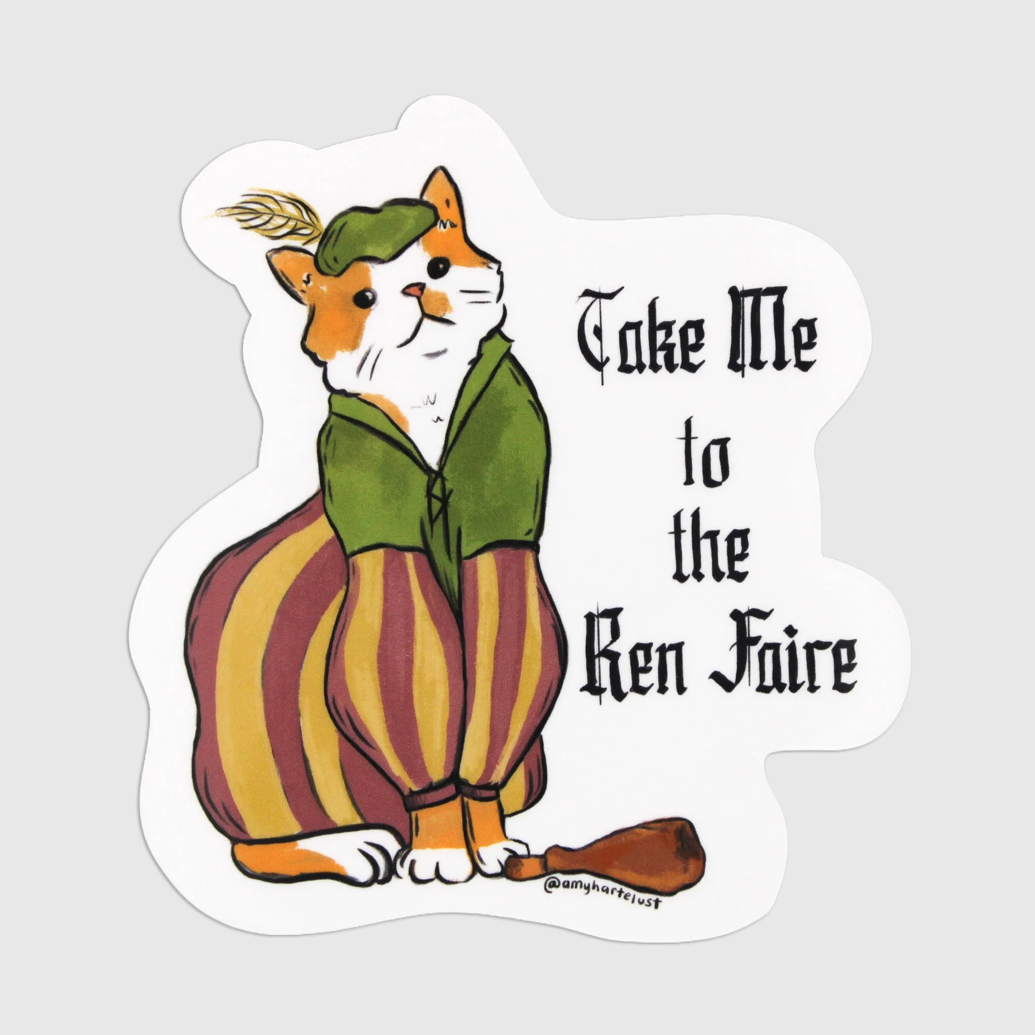 Take me to the Ren Faire Vinyl Sticker