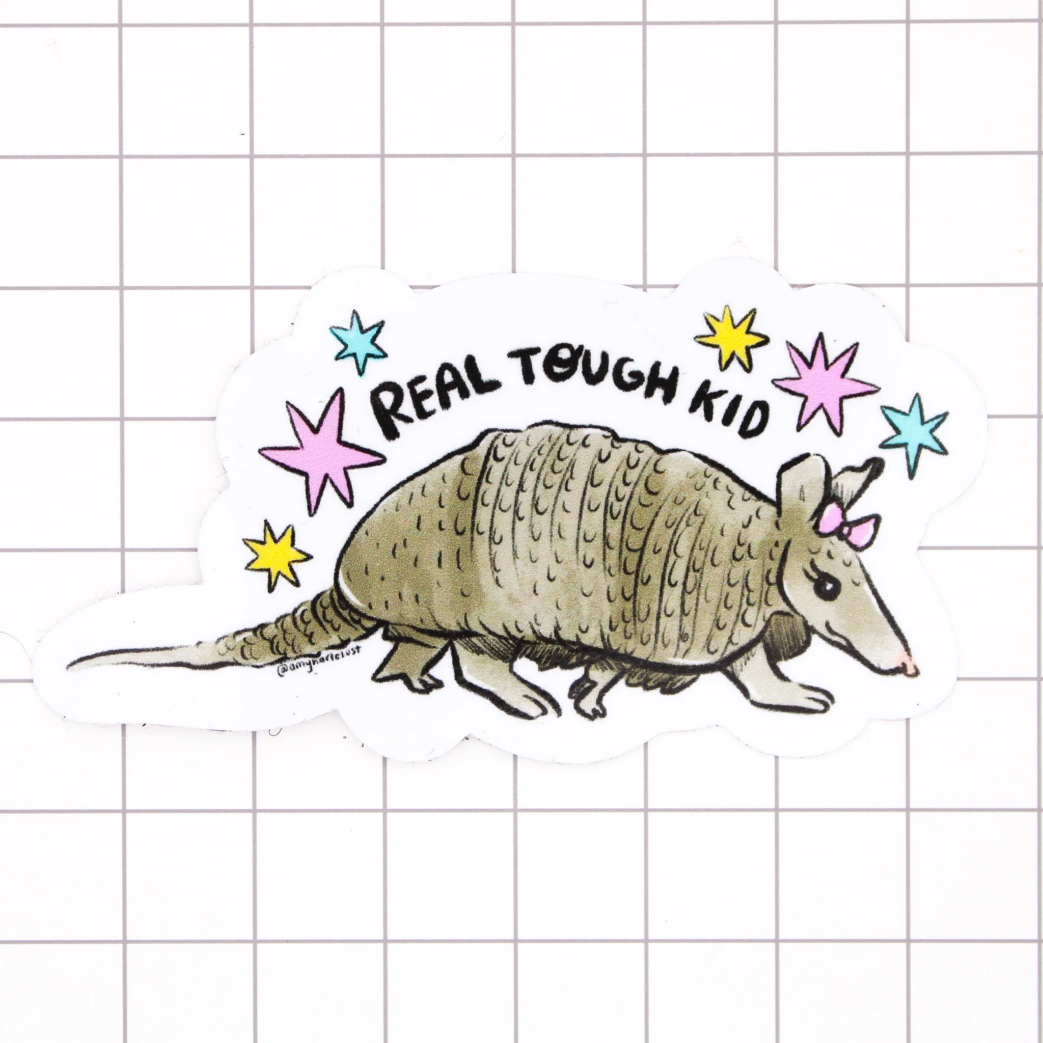 Real Tough Kid Vinyl Sticker