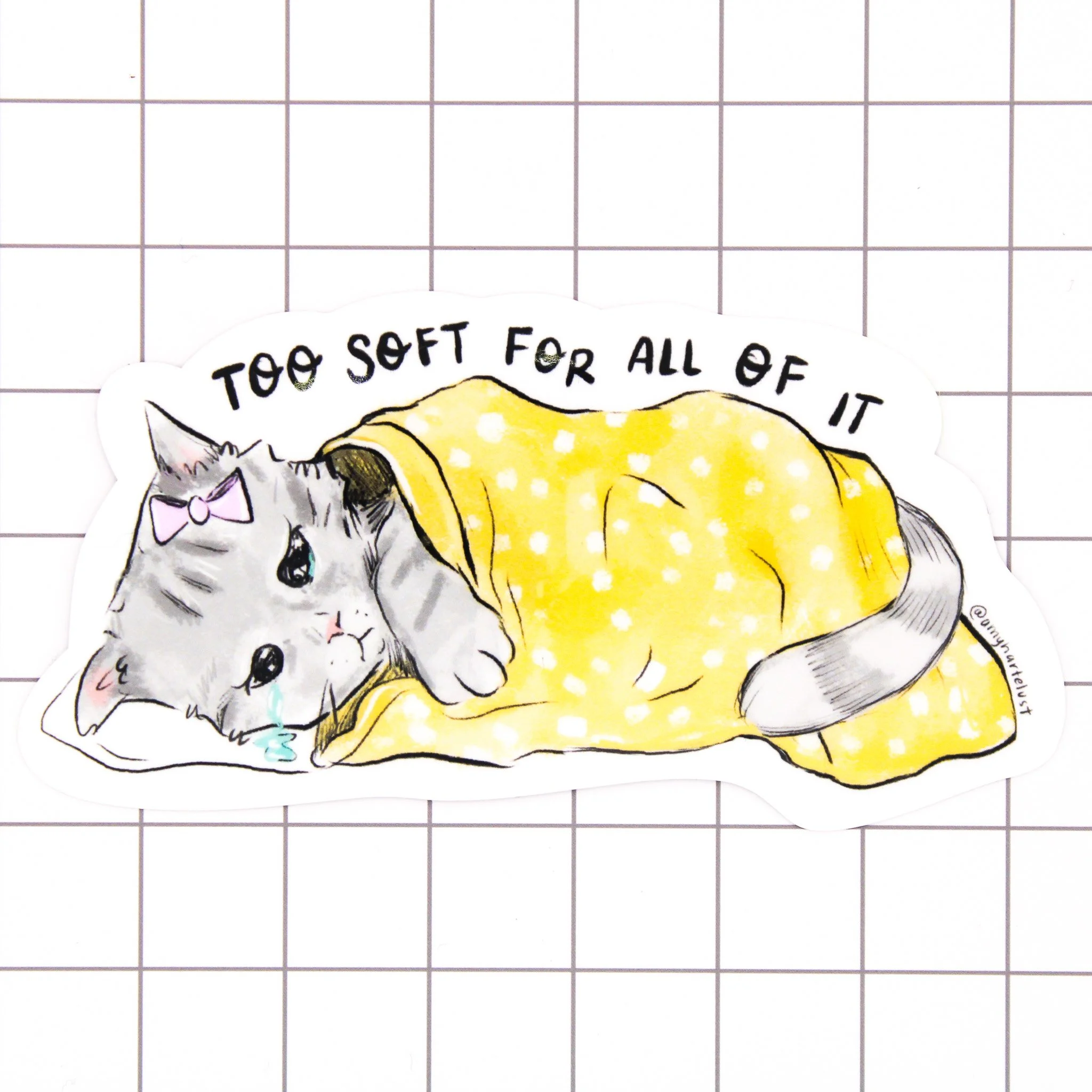 Soft Kitten Vinyl Sticker