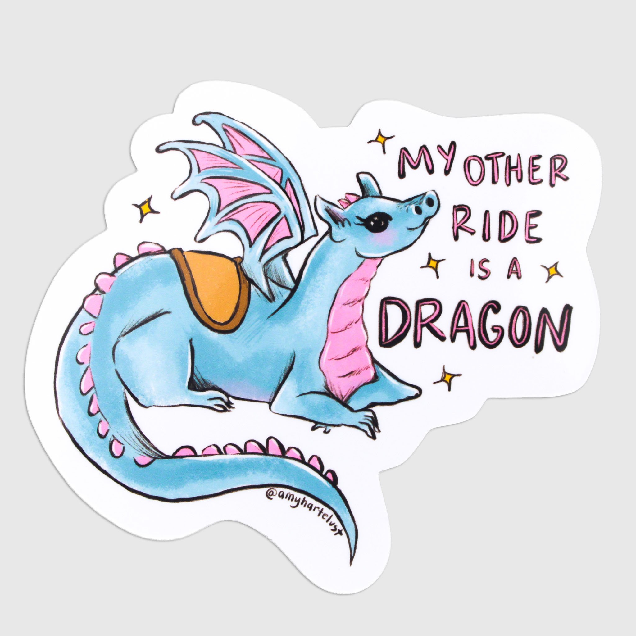 Dragon Rider Car Decal