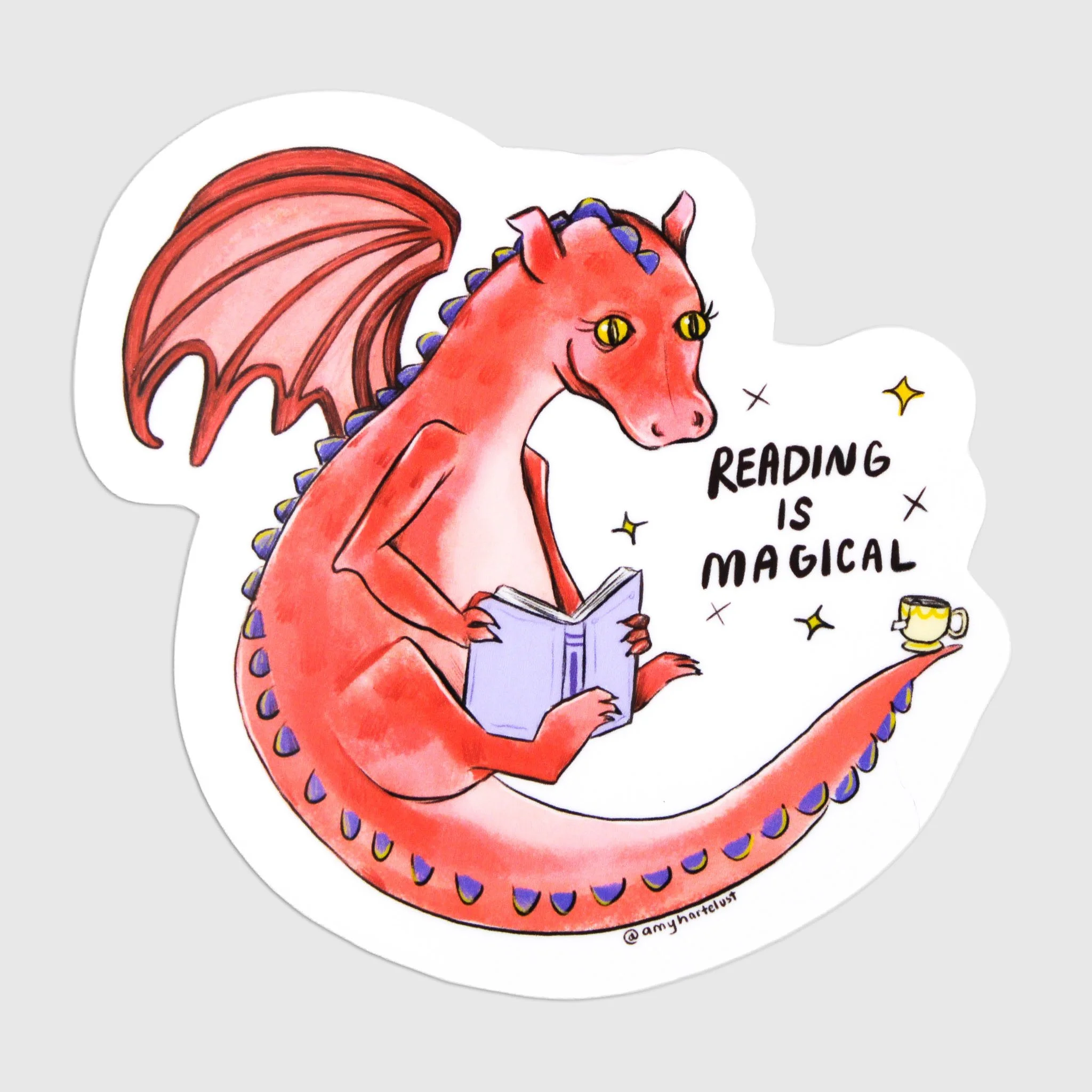 Reading Is Magical Vinyl Sticker