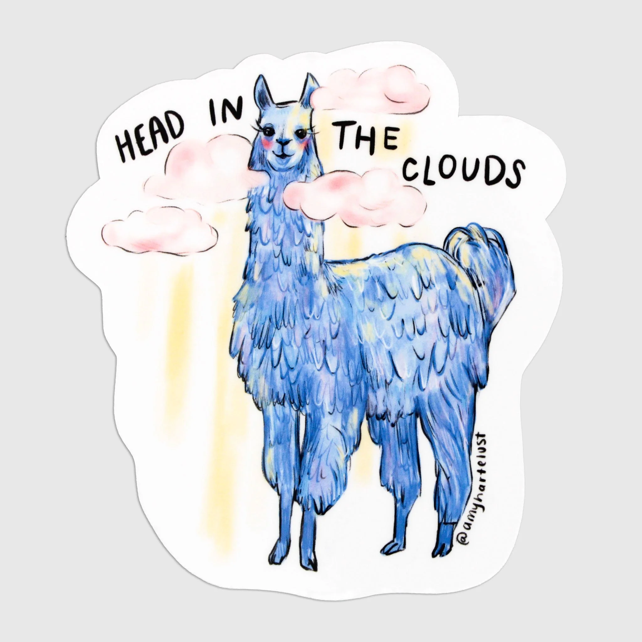 Head In the Clouds Vinyl Sticker