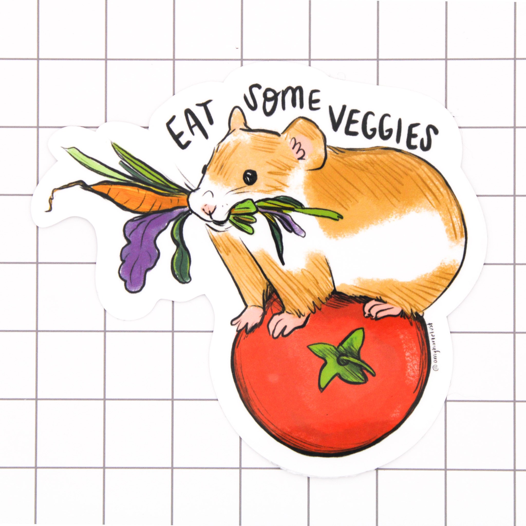 Eat Some Veggie Vinyl Sticker