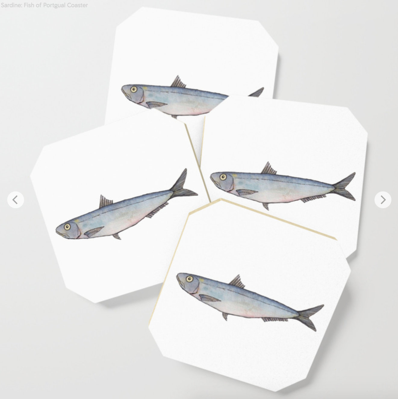 Sardine Coasters
