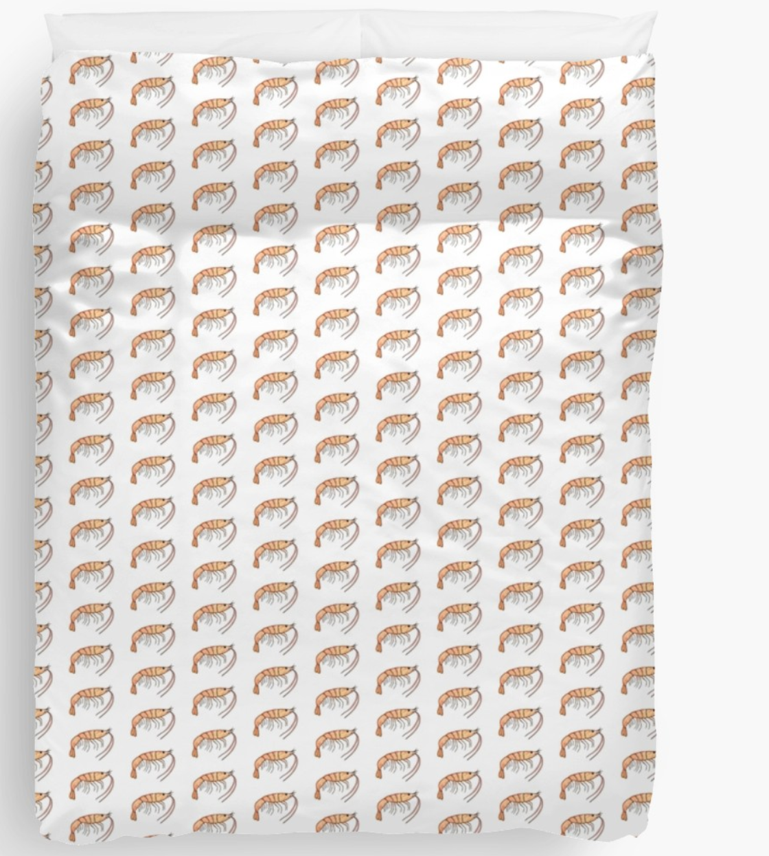 Prawn duvet cover