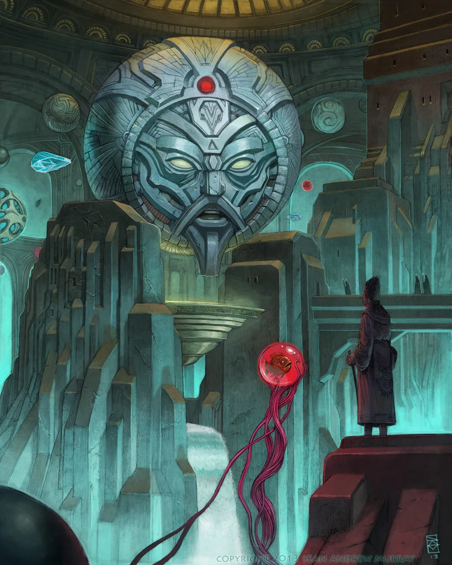 Lord Sebulus in his so-called "Chamber of Immense Power"
