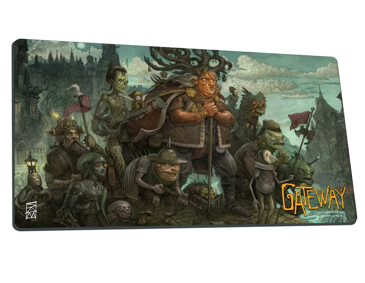 "March of the Misfit Wizards" Playmat