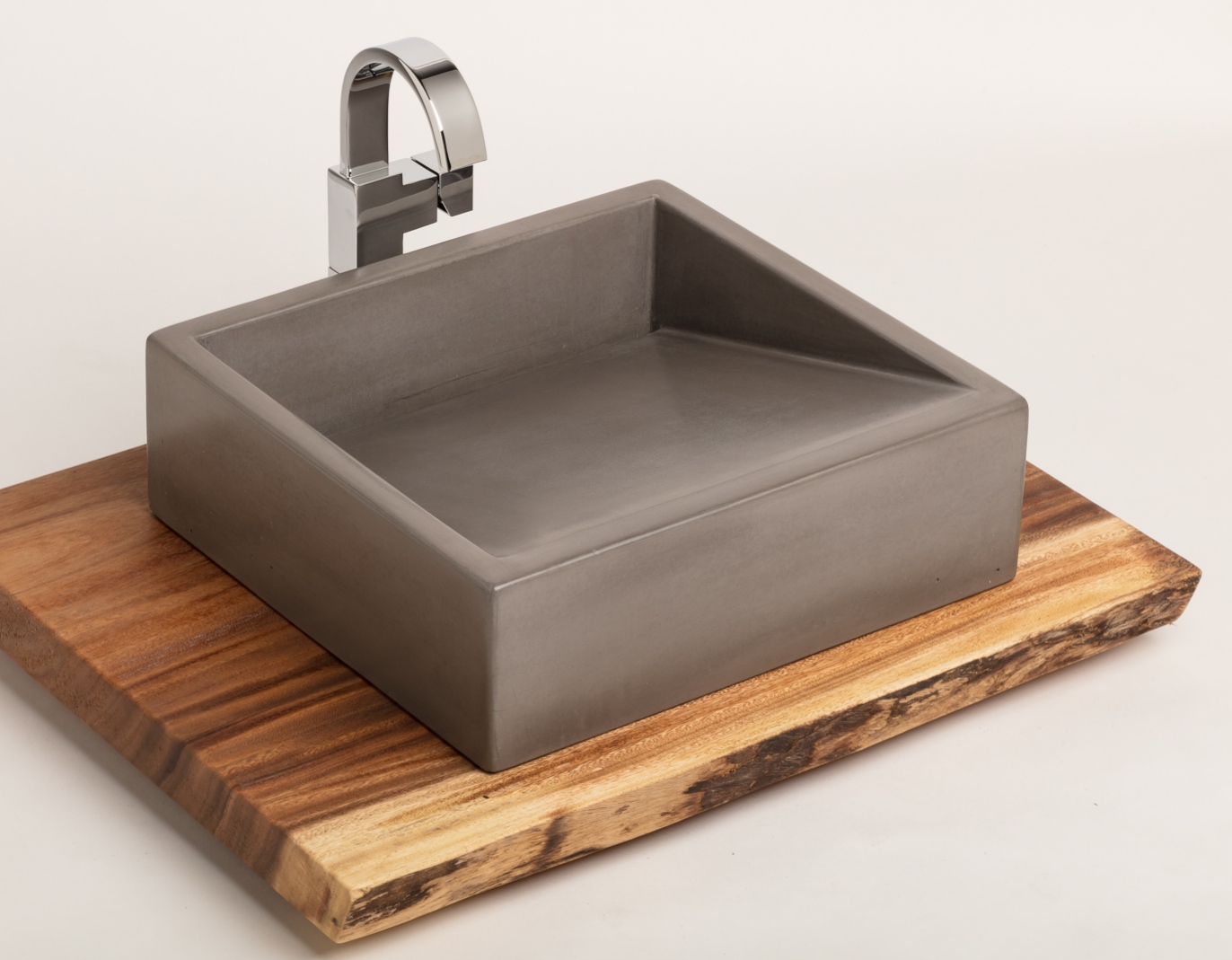 Concrete Vessel Sink "Ramp Sink" 4 color options — Opusconcrete