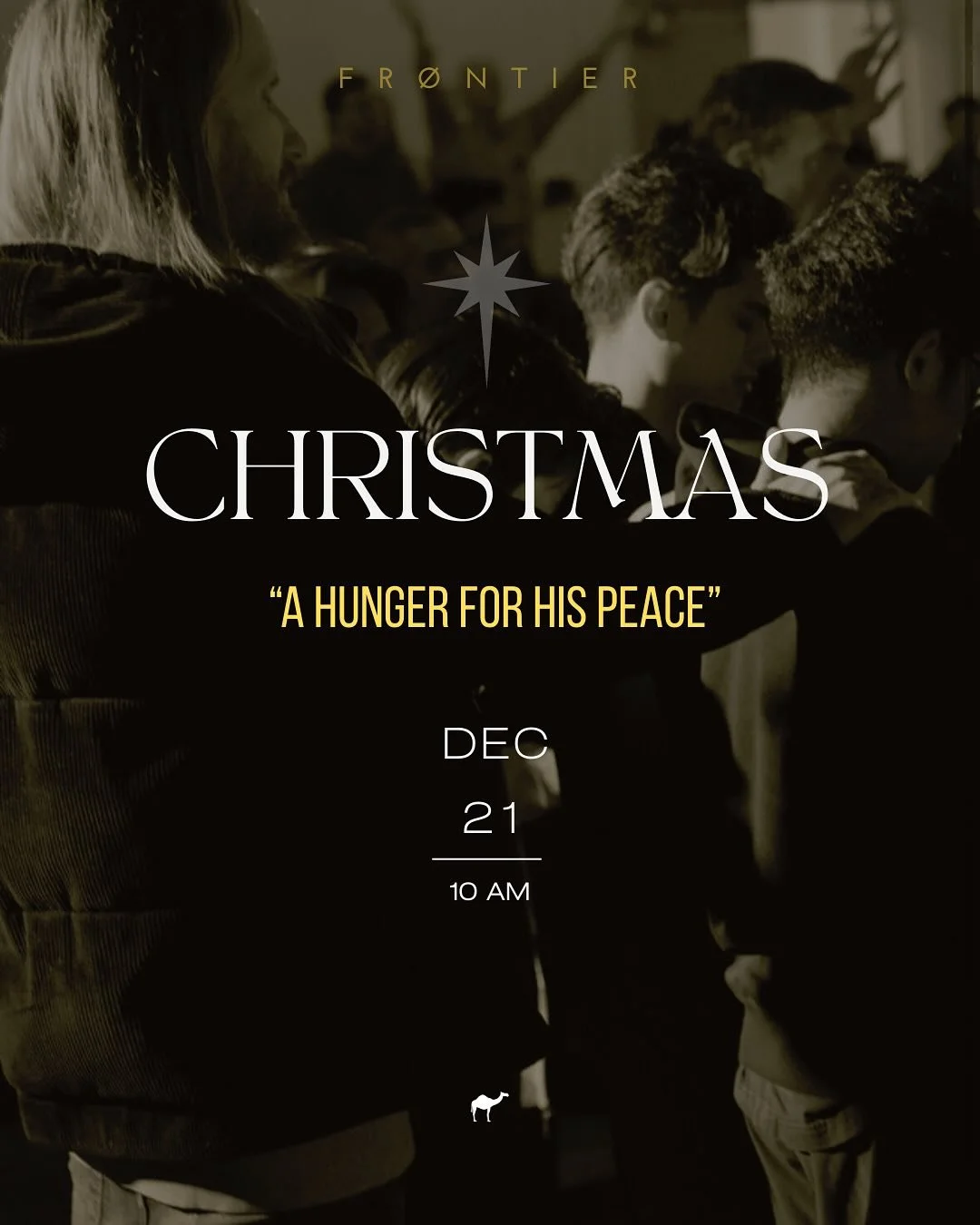 Not all peace is the same.

Luke 2 doesn&rsquo;t announce peace through power or control &mdash; it announces peace through humility, grace, and a Savior who came close.

This Christmas at Frontier, we&rsquo;re not chasing the peace the world offers.
