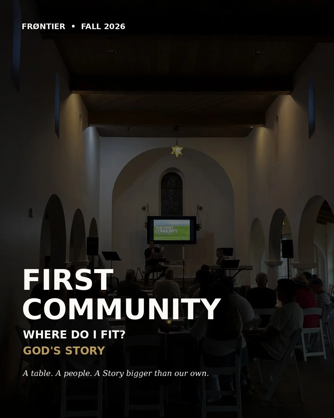 Last week we began First Community around a table.

We ate together. We told pieces of our stories. We practiced slowing down enough to really listen to one another. Then we spent time with Rembrandt&rsquo;s The Return of the Prodigal Son and Jesus&r